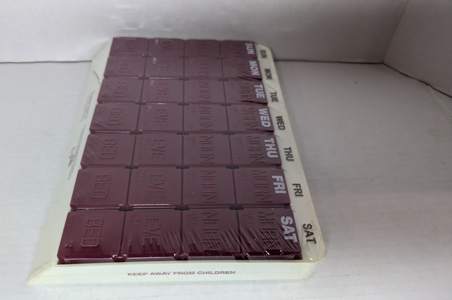 SEALED Vintage Aricept Pharmaceutical Drug Rep Promo 7 Day Pill Organizer Sorter