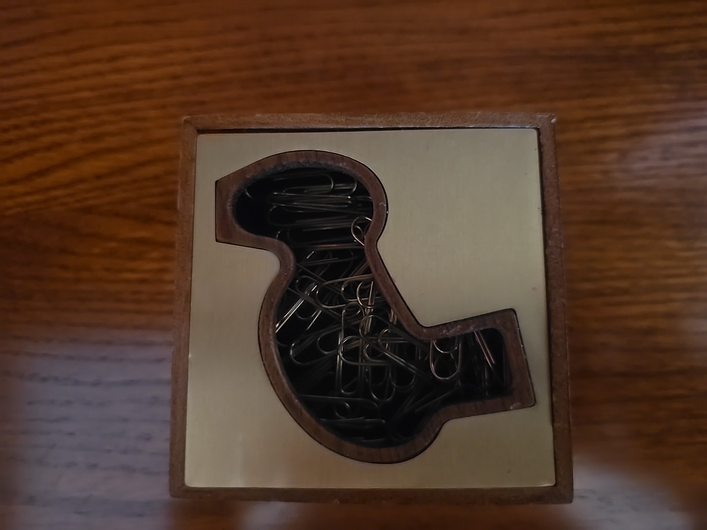 Pharmaceutical Drug Rep Promo Tagamet Paper Clips and Wooden Clip Holder Vintage