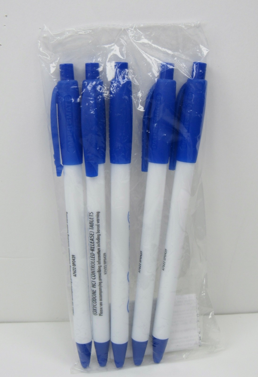 5 Oxycontin Oxycodone PENS Drug Rep Pharmaceutical Promo Sealed Original Package
