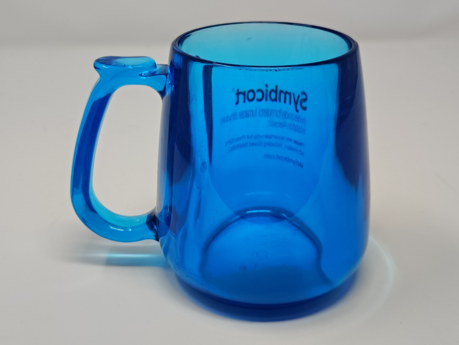 Pharmaceutical Rep Symbicort Blue Hard Plastic Mug Drinking Glass