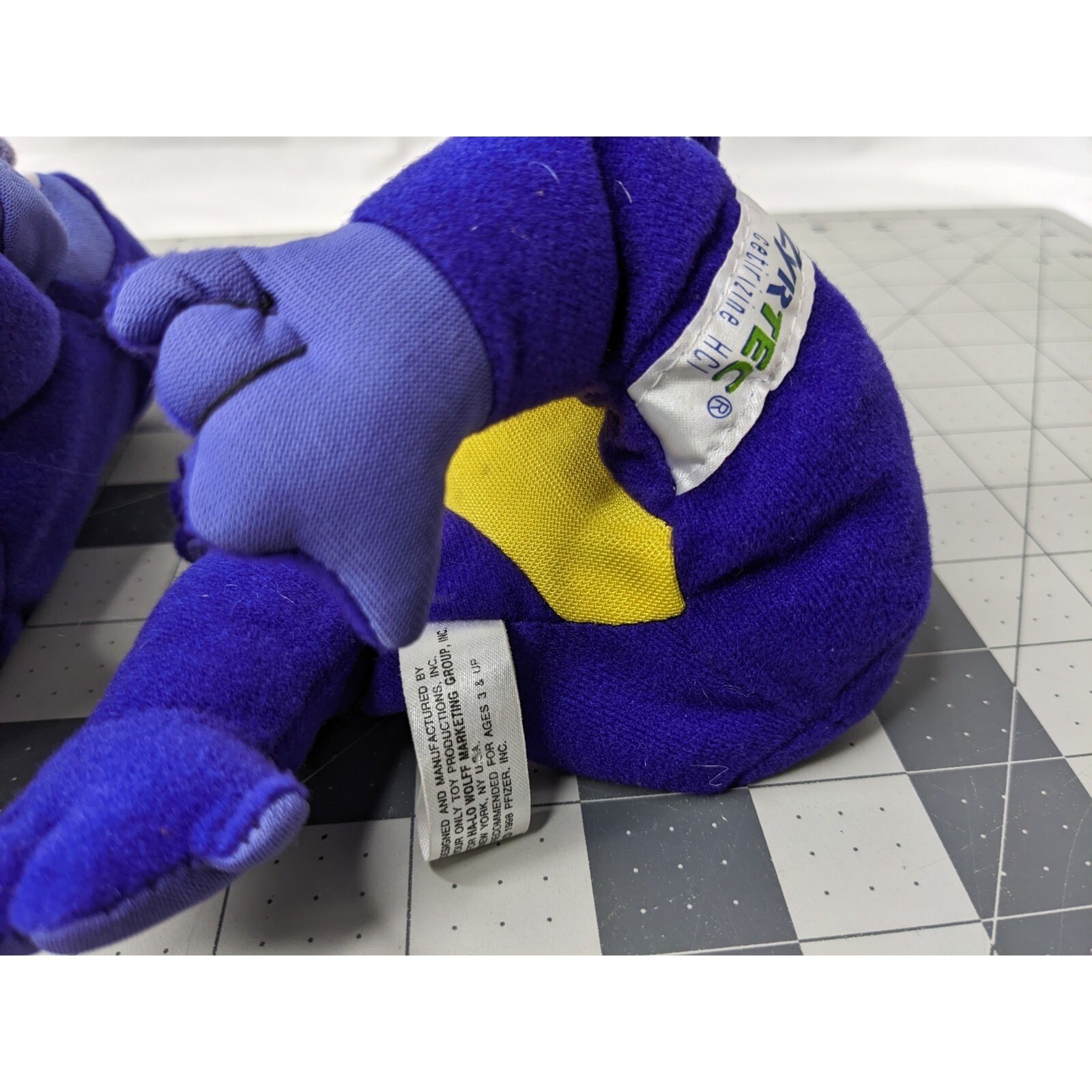 Purple Plush Gorilla Drug Rep Pharma Lot of 2 Stuffed Animal Toy