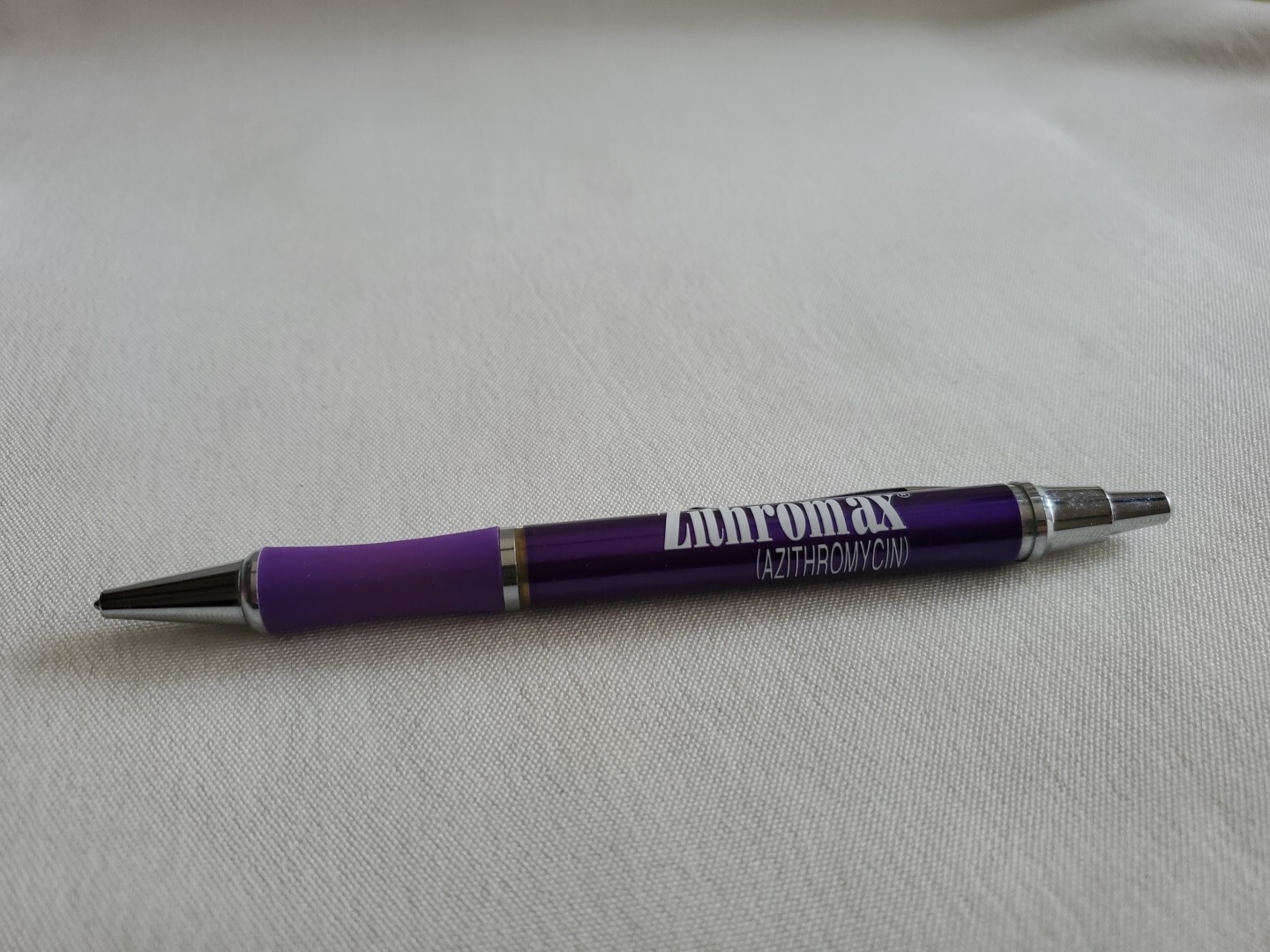 Rare Purple Zithormax Pharmaceutical Refillable Pen Collectable