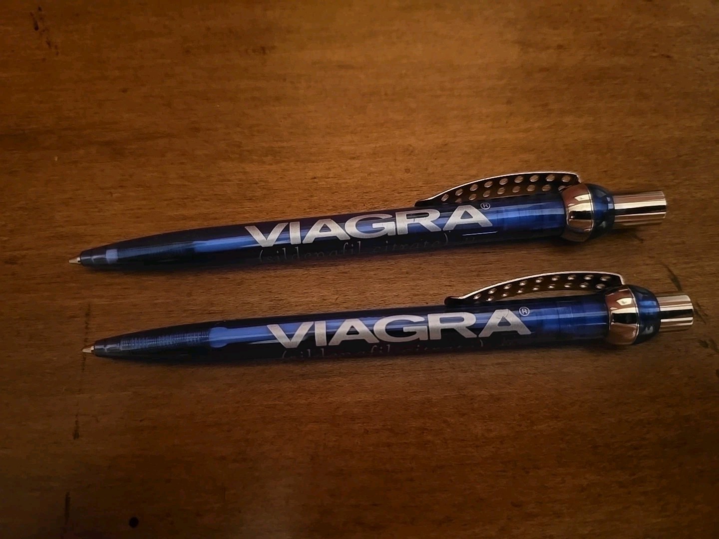 Viagra Pens Pharmaceutical Rep Promo Set Of 2 Advertising PENS Pfizer Vintage