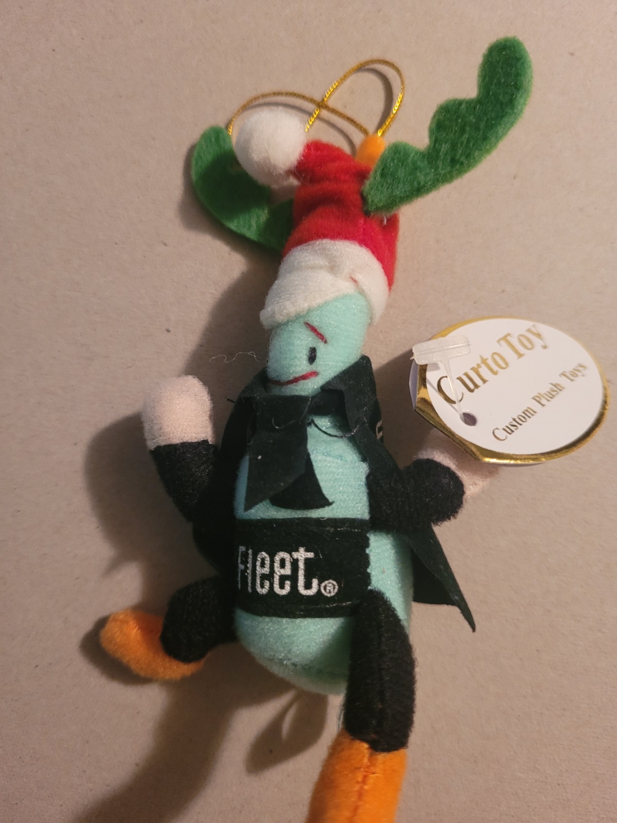 Fleet Eneman Ornament Plush Pharmaceutical Advertisement 4″ Tall New Tag