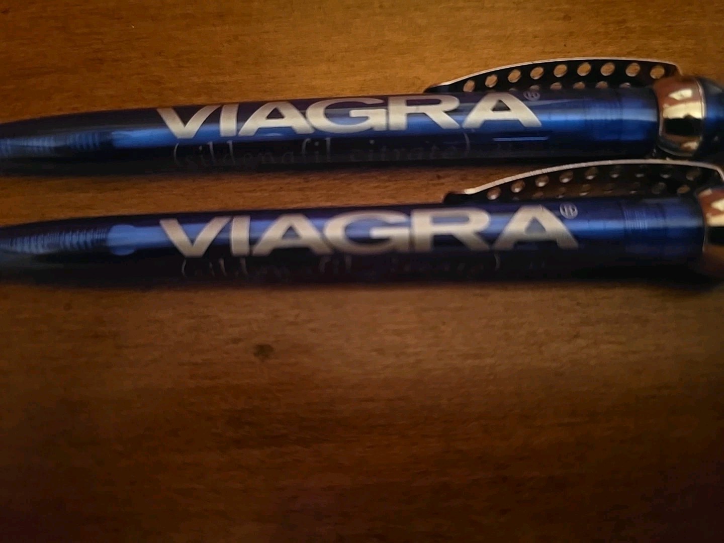Viagra Pens Pharmaceutical Rep Promo Set Of 2 Advertising PENS Pfizer Vintage