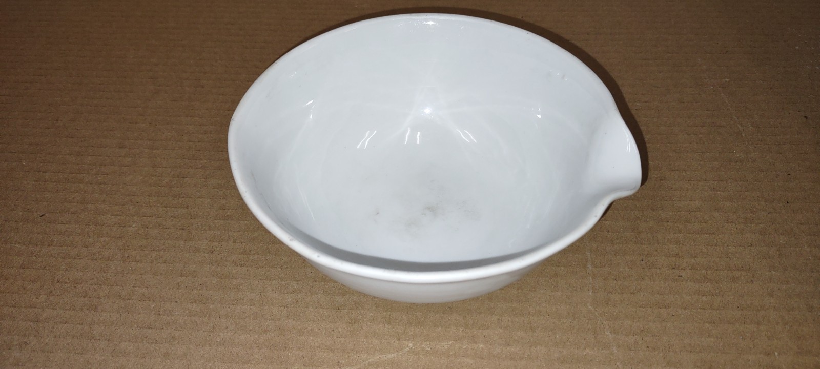 Vintage Evaporating Dish, Porcelain
