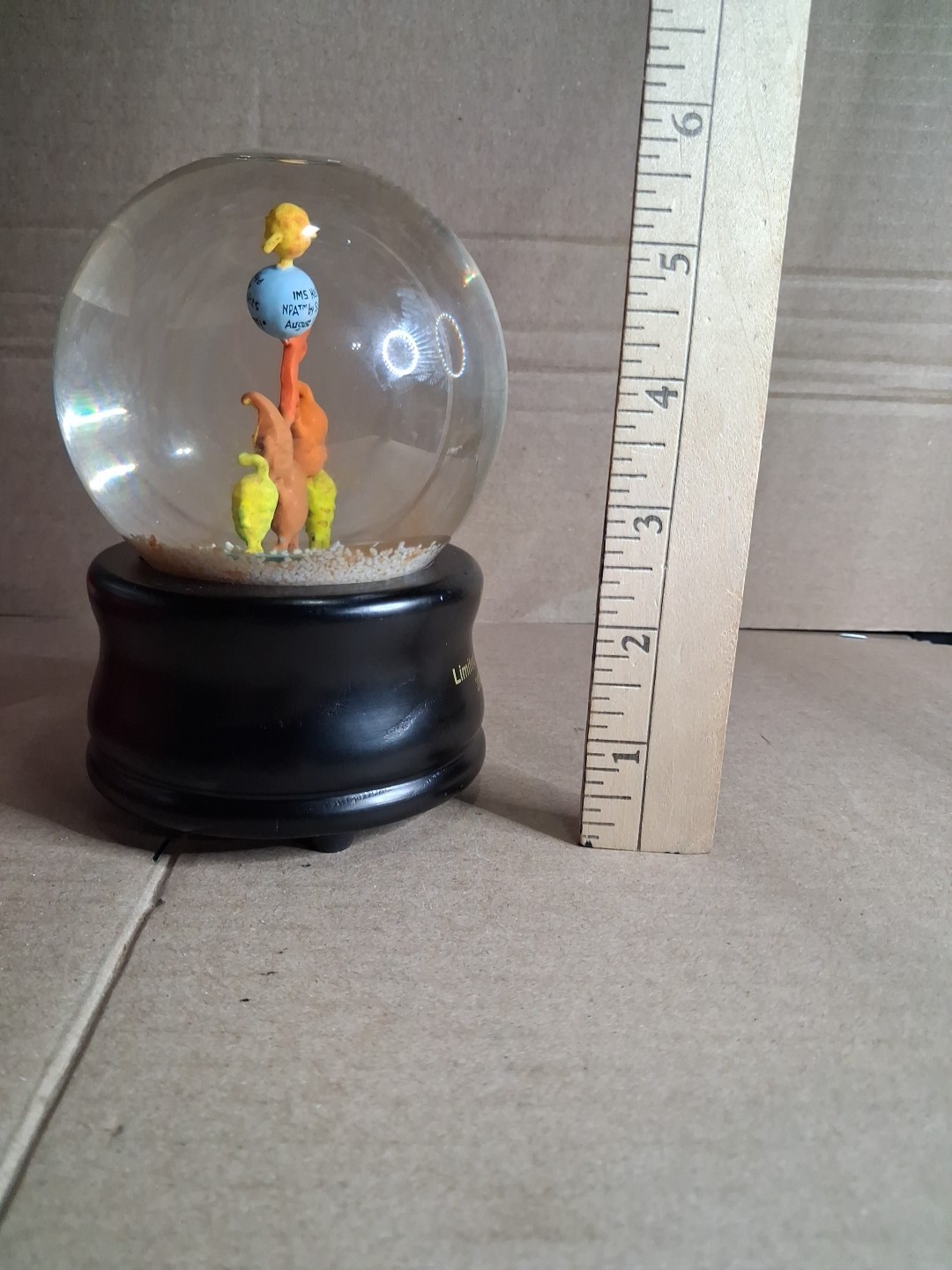 Limited Edition 2001 Snow Globe Actos Pharmaceutical Pioglitazone HCI Diabetes