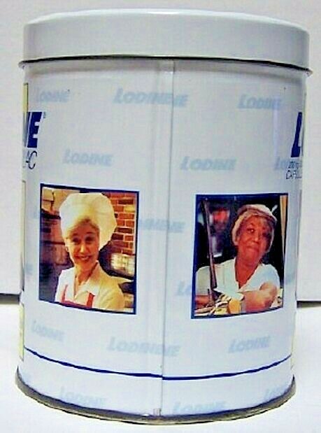 LODINE IT WORKS FOR ME 1991 DRUG REP LOGO TIN