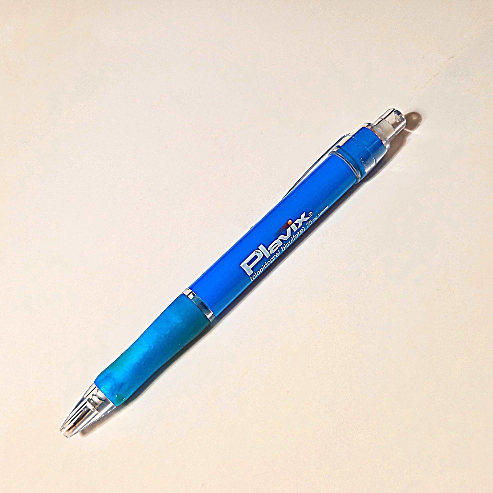 Vintage Papermate Plavix Clopidogrel 75mg Pharmaceutical Drug Rep Pen
