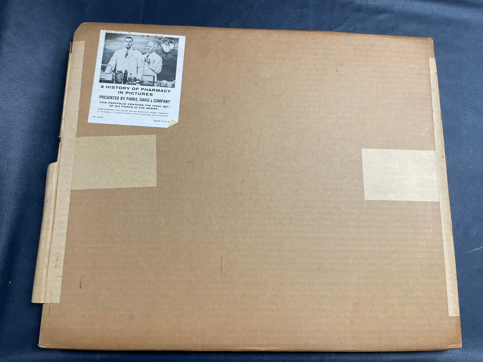 SEALED History Of Pharmacy In Pictures Orig Parke Davis Company Art Prints 1950S