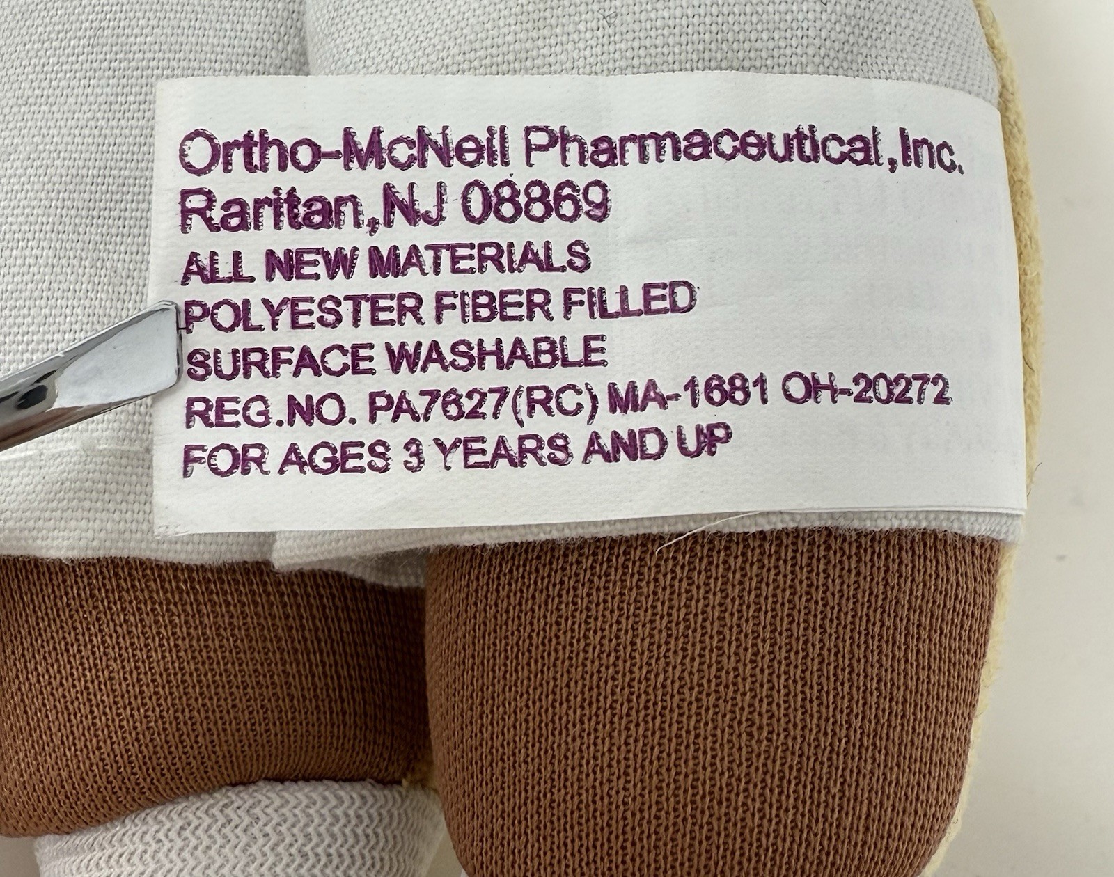 Ultracet Acetaminophen Police Officer Plush Stuffed Animal Toy Pharmacy Medicine