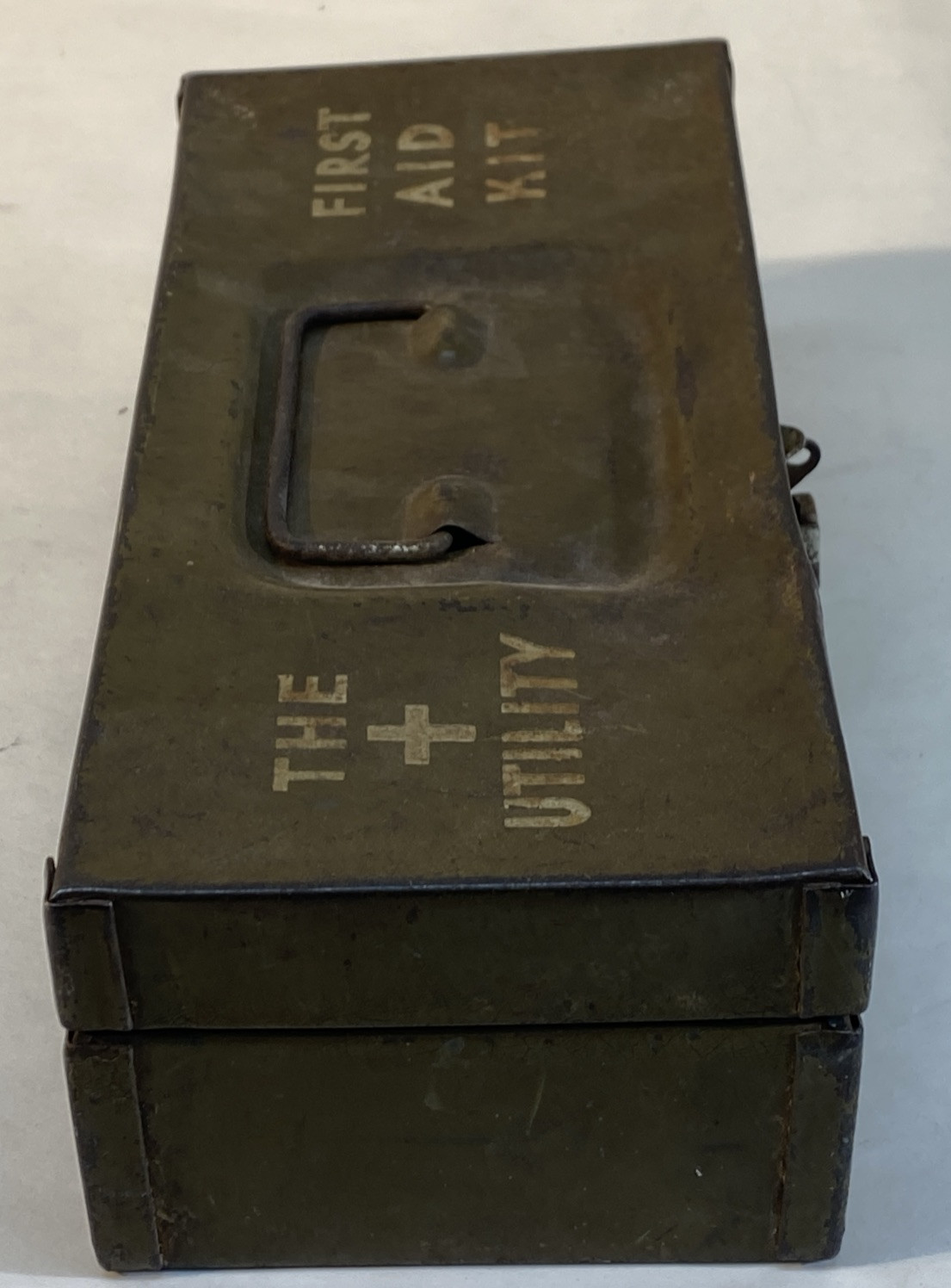 Vintage Medical First Aid Box Green Metal Anahist Acme Johnson Mercurochrome