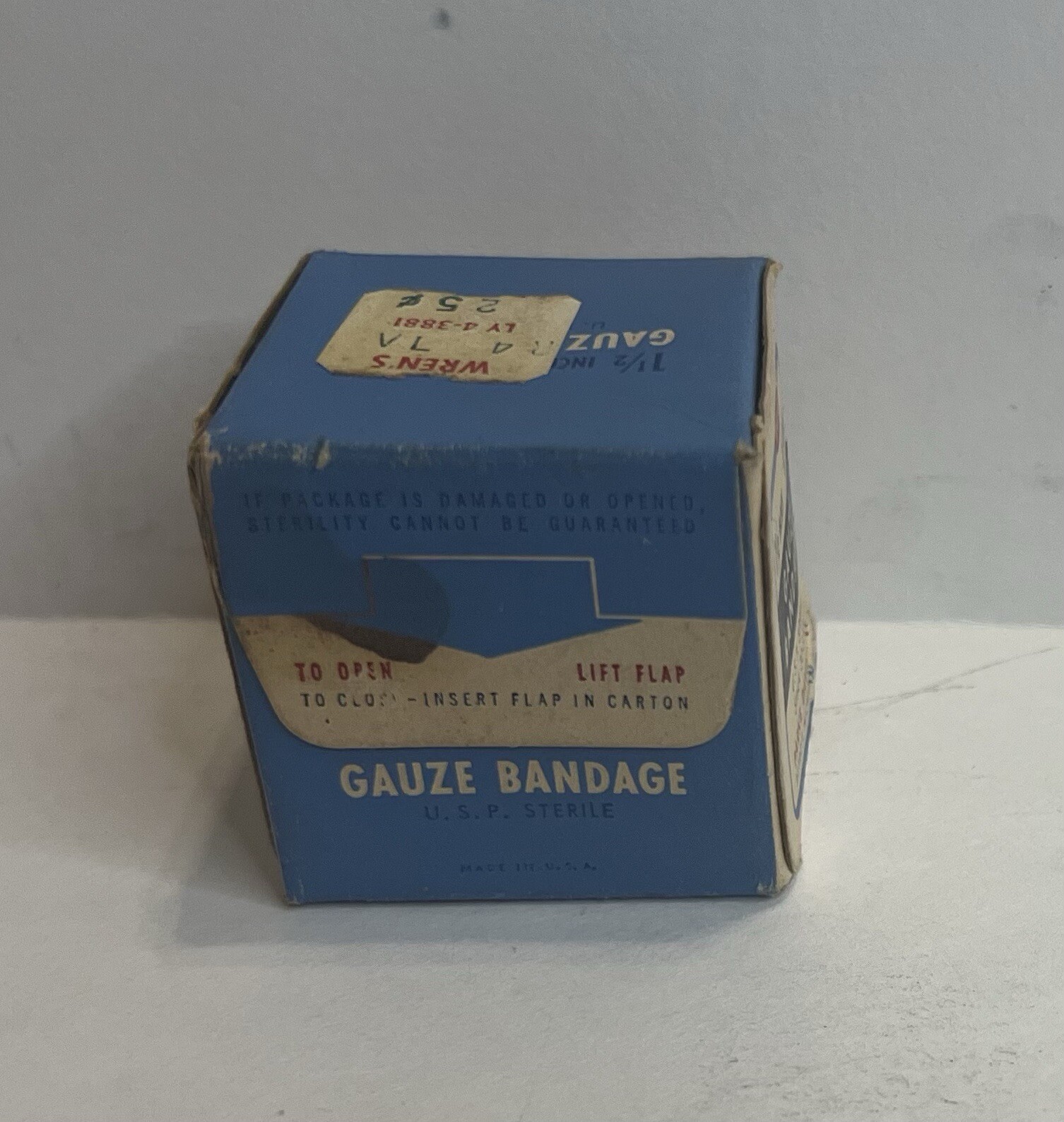 Vintage Unopened Box of Bay’s Gauze Bandage