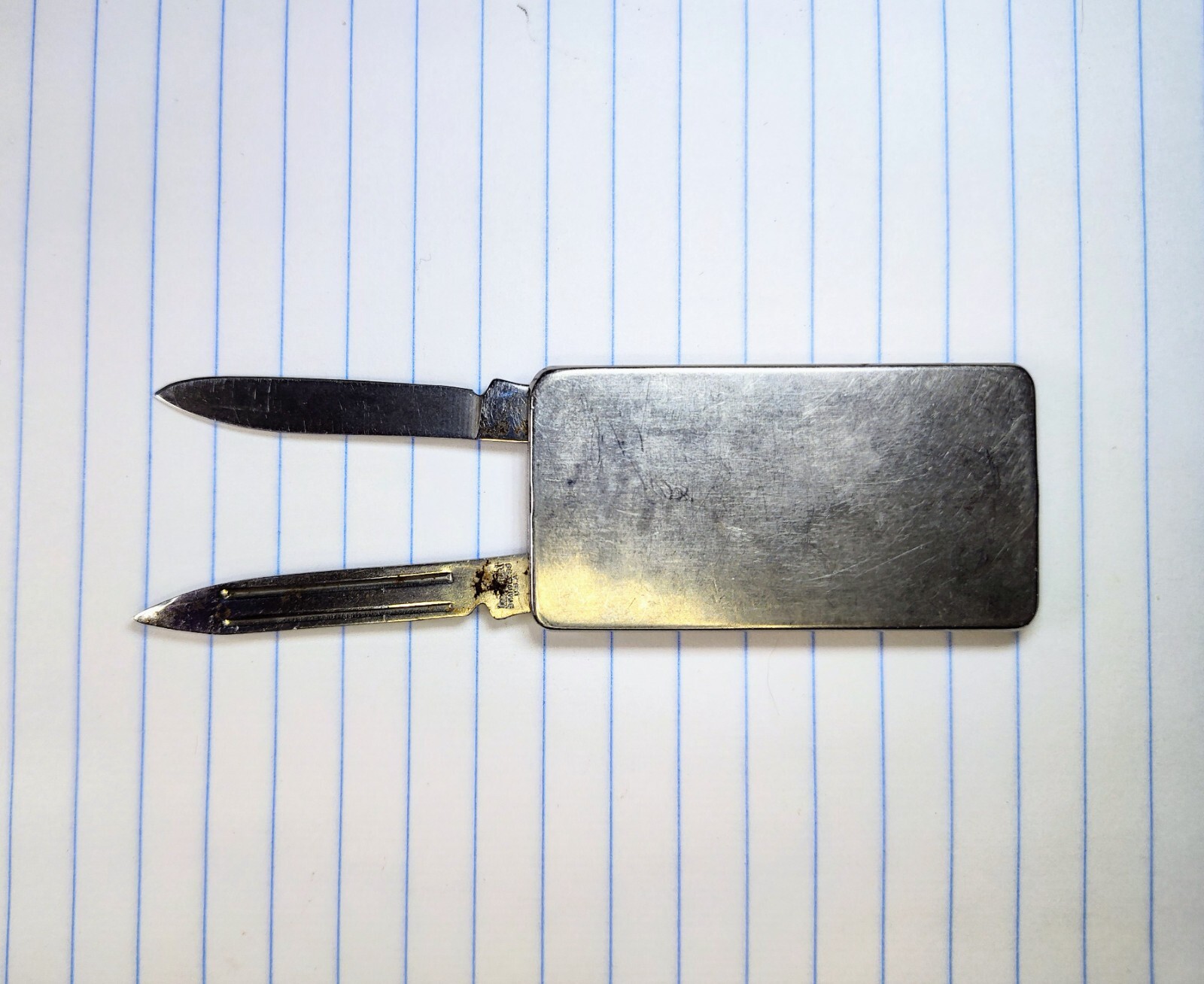 Vintage Imperial Pocket Knife Advertising Geigy Lopressor Pharmaceutical Drugs 