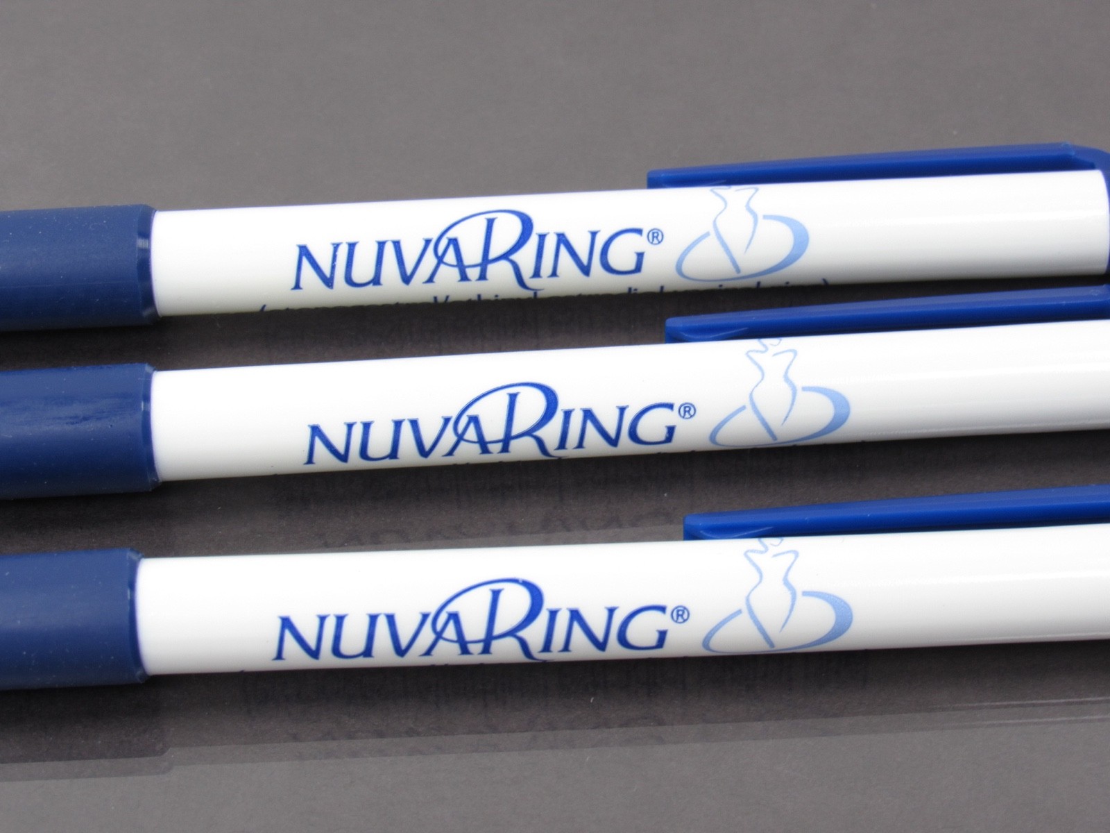 Lot of 3 NuvaRing Estradiol BIC PENS Drug Rep Pharmaceutical Promo Advertising