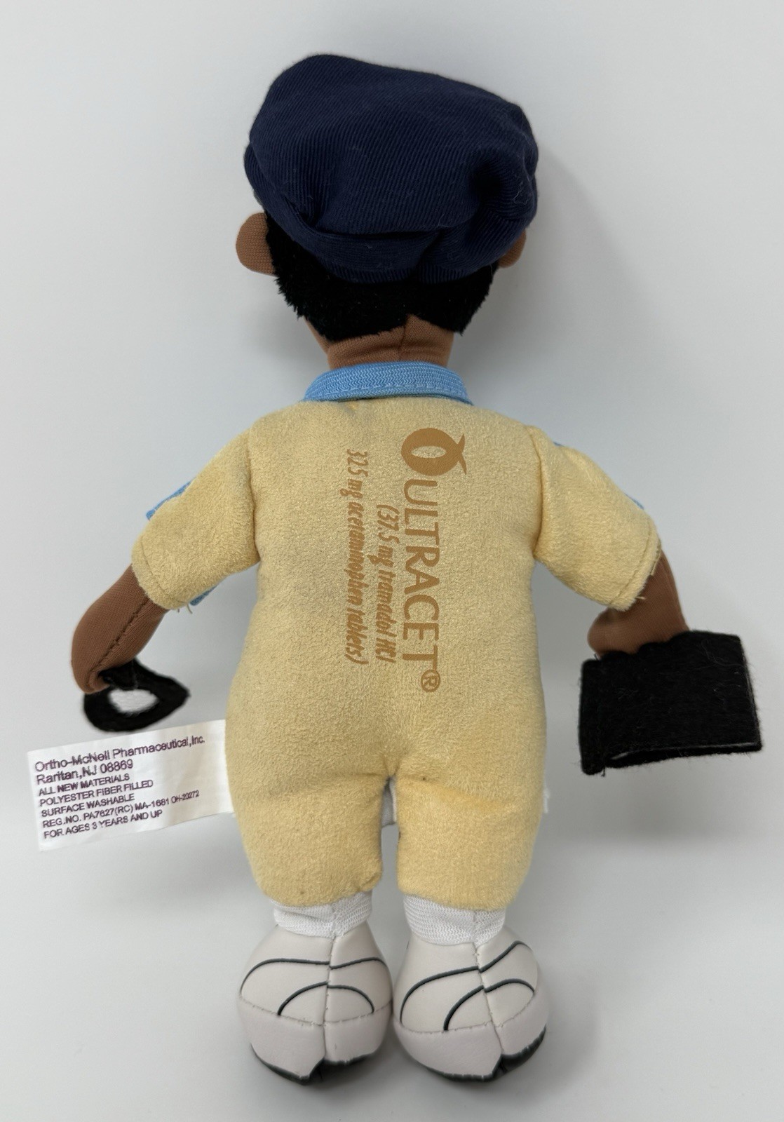 Ultracet Acetaminophen Police Officer Plush Stuffed Animal Toy Pharmacy Medicine