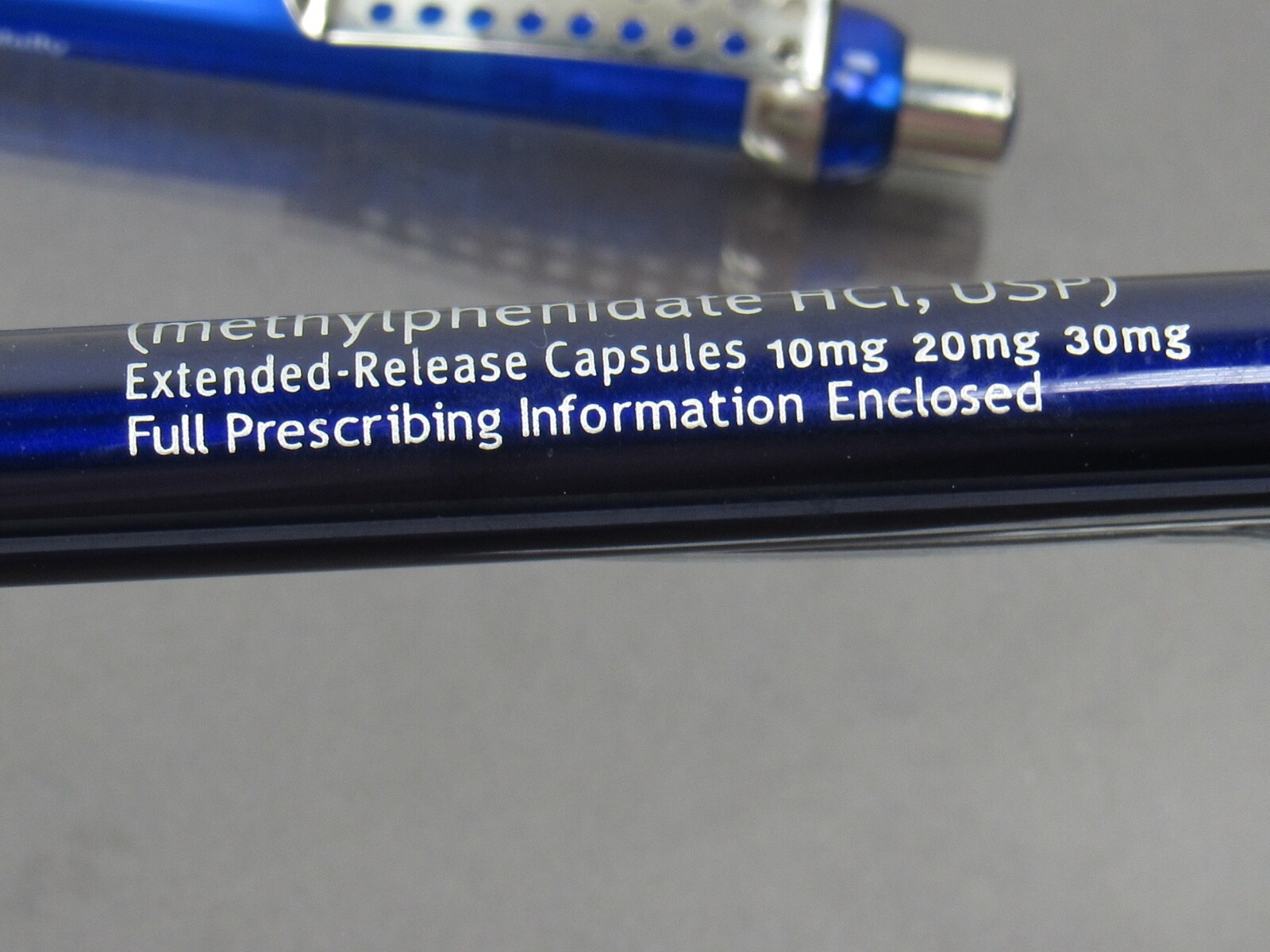 Metadate CII PENS 1 Heavy Metal Twist Drug Rep Pharmaceutical Advertising RARE