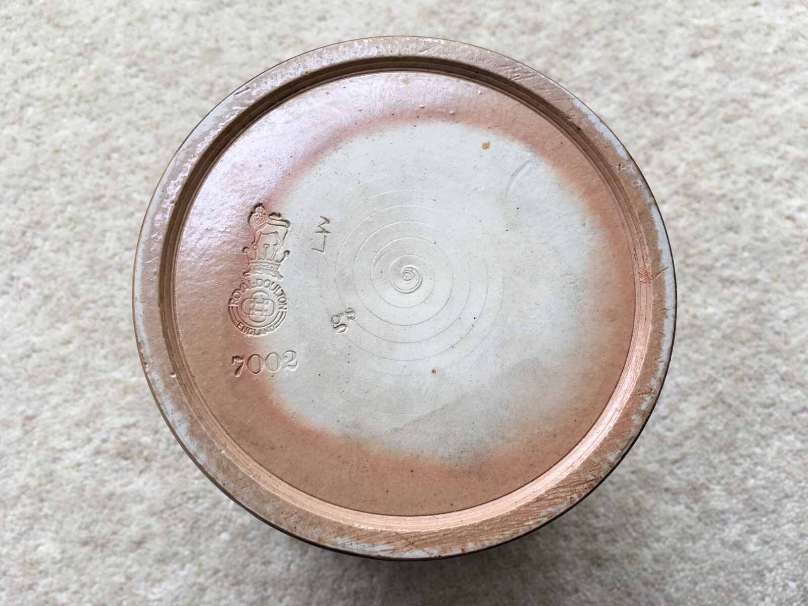 RARE C1910 VINTAGE ROYAL DOULTON POTTERY”UNC.BORIC”CHINA CHEMISTS JAR/POT