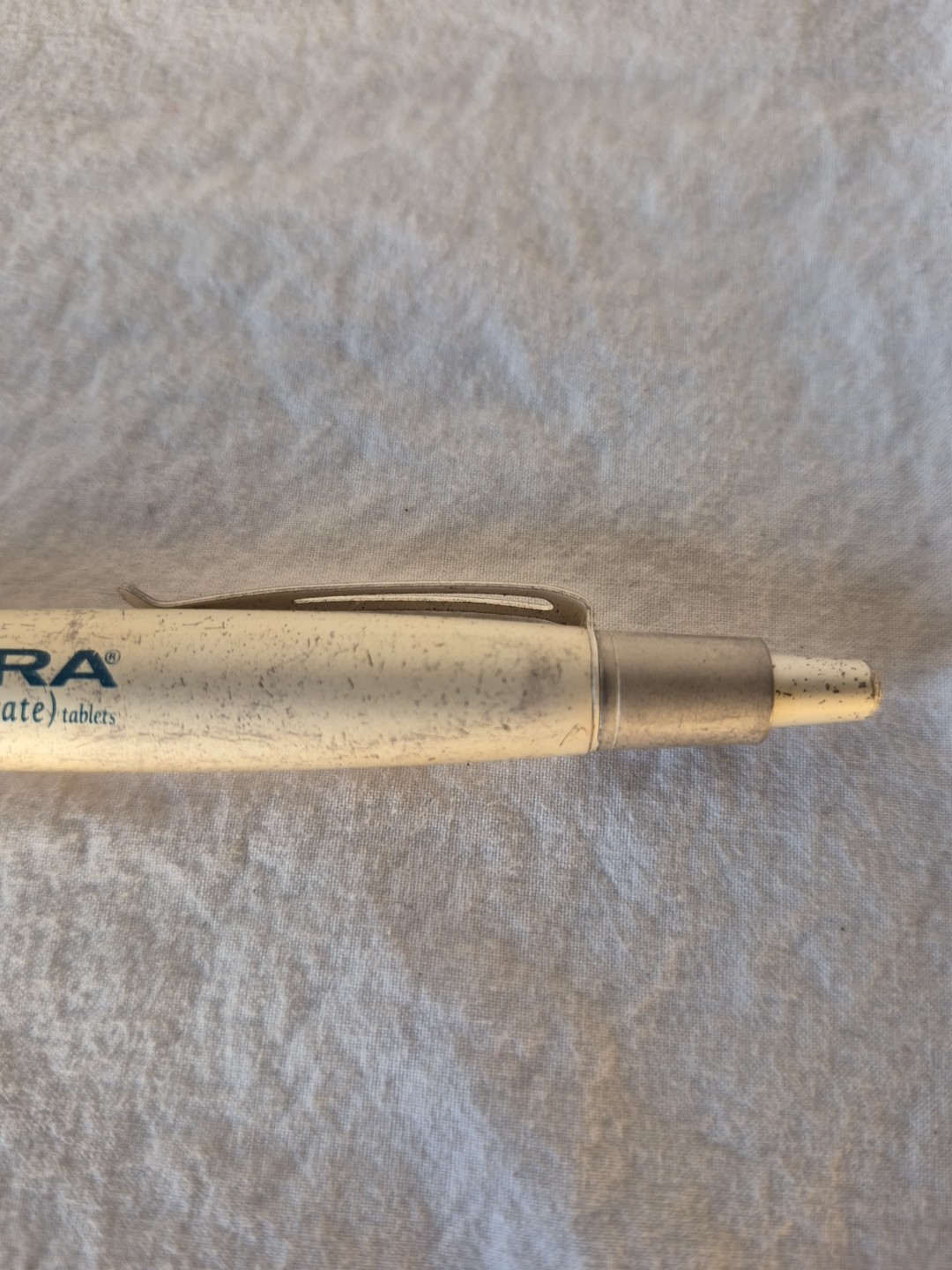 VINTAGE MARBLED DESIGN VIAGRA HEAVY METAL PEN PROMOTIONAL EARLY RARE