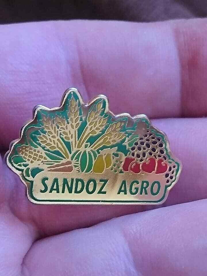 🔴SANDOZ Agro Pharmaceuticals pin LSD Albert Hofmann Logo pin badge🔴