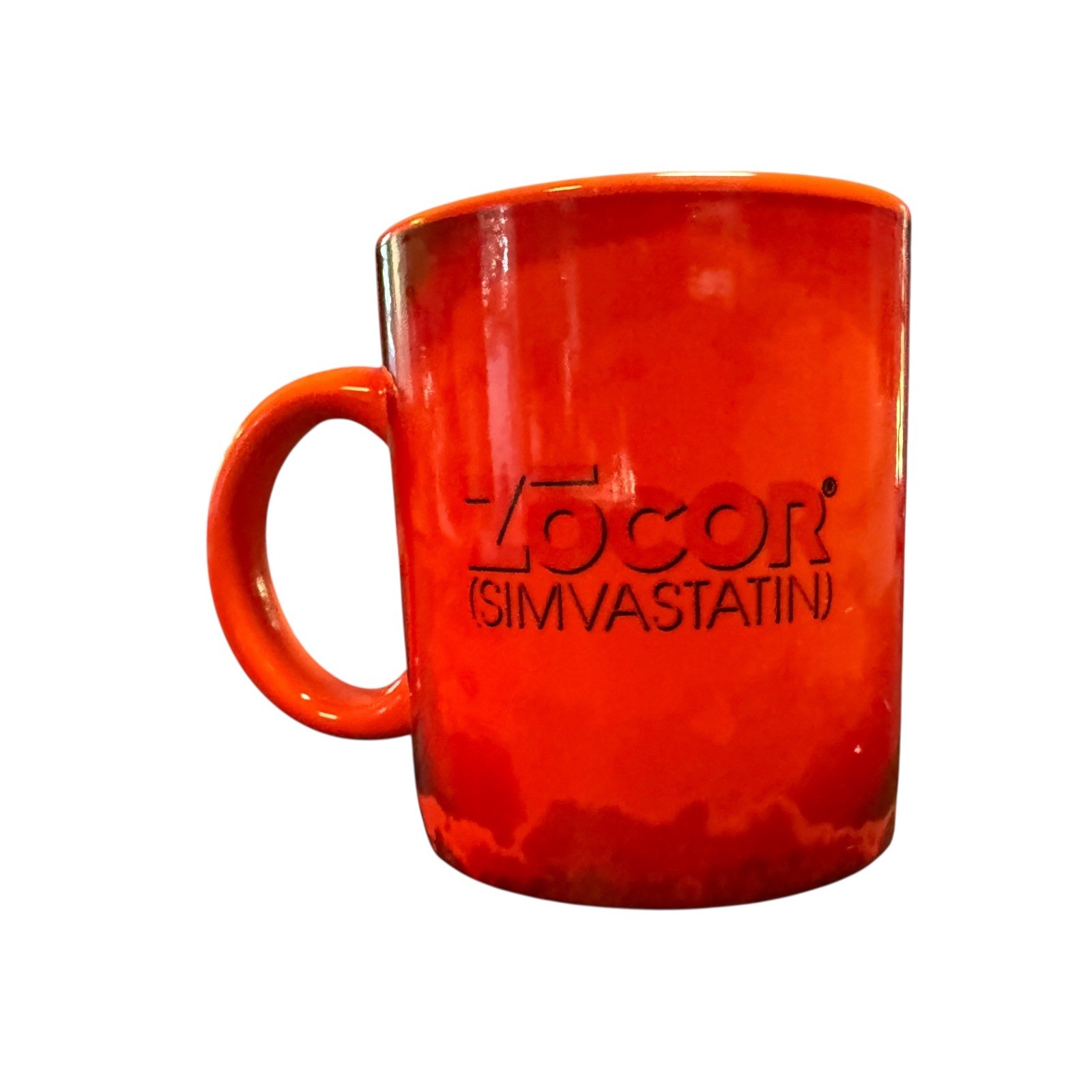 Zocor Pharmaceutical Drug Rep Merck Coffee Mug Cup Advertising Cholesterol Med