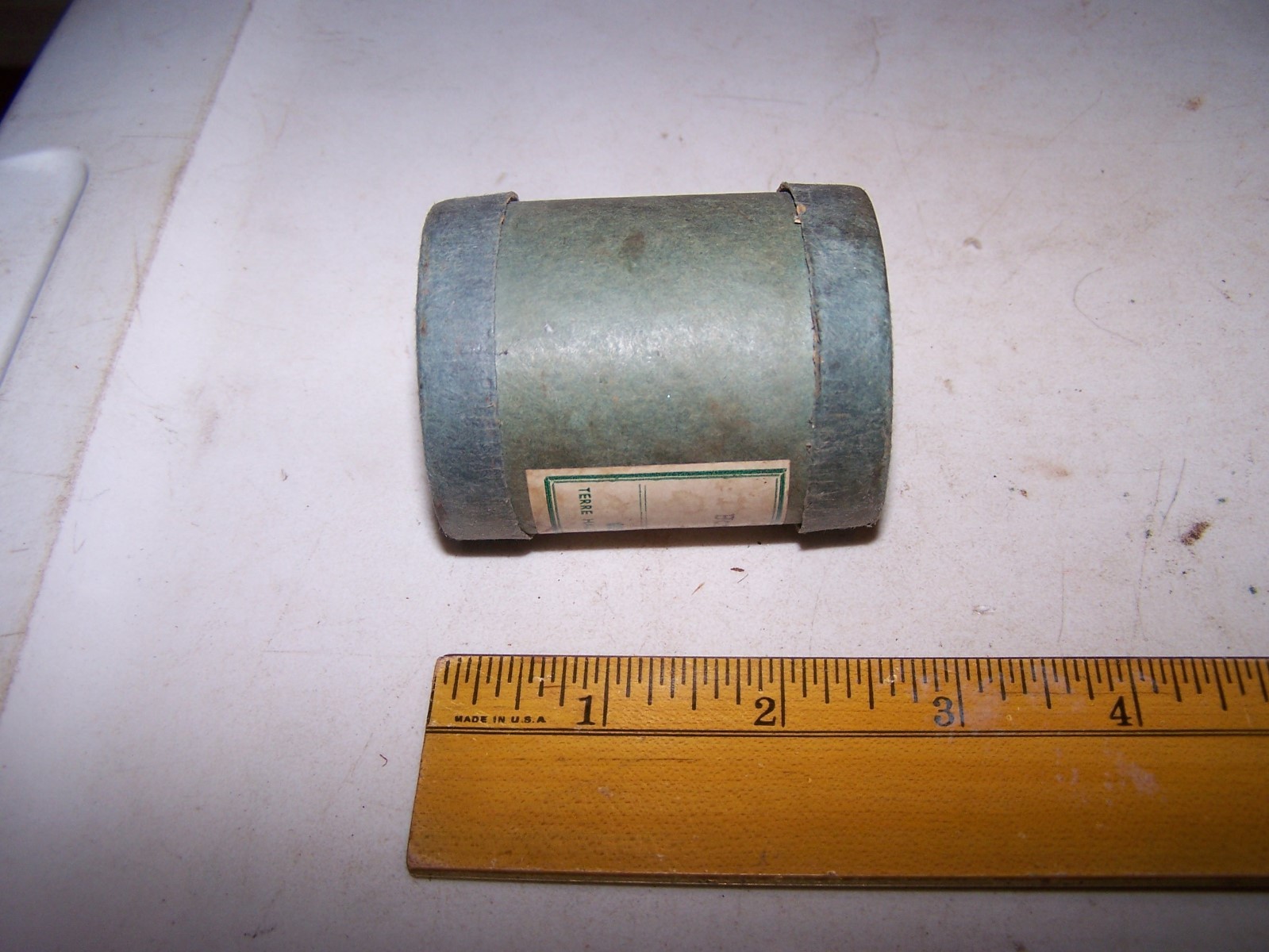 Vintage GOLD LINE COMPANY Boric Acid Pharmacy Container TERRE HAUTE INDIANA