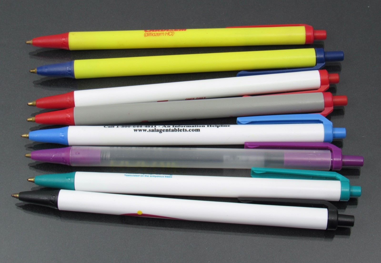 Russ Pharmaceuticals Vintage Pocket Protector + BIC PENS Drug Rep Advertising
