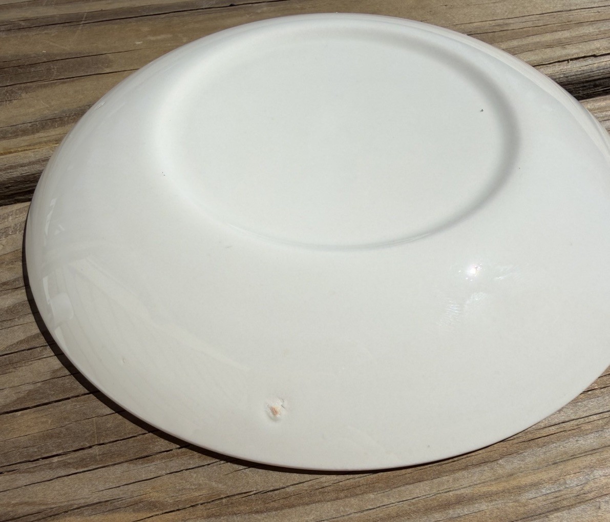 Vintage Pair of MCM Pharmacy Logo Saucers, 6”