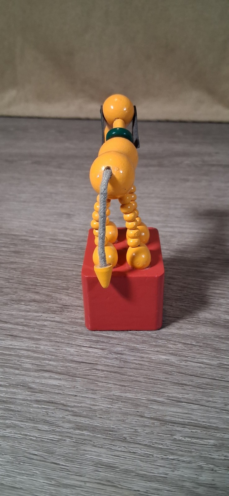 CLAVAMOX* Pharma Advertising Pluto Collapsible Toy Dog Promotional Swag 1990s