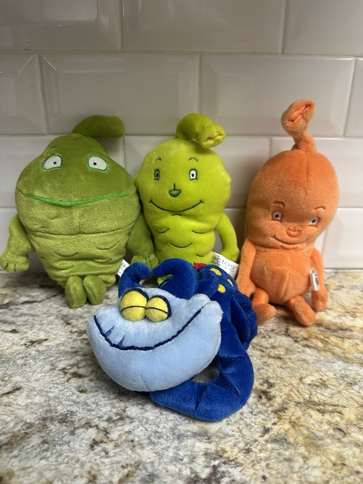 Actos /ProtonixPharmaceutical Drugs advertising promotional plush Lot of 4