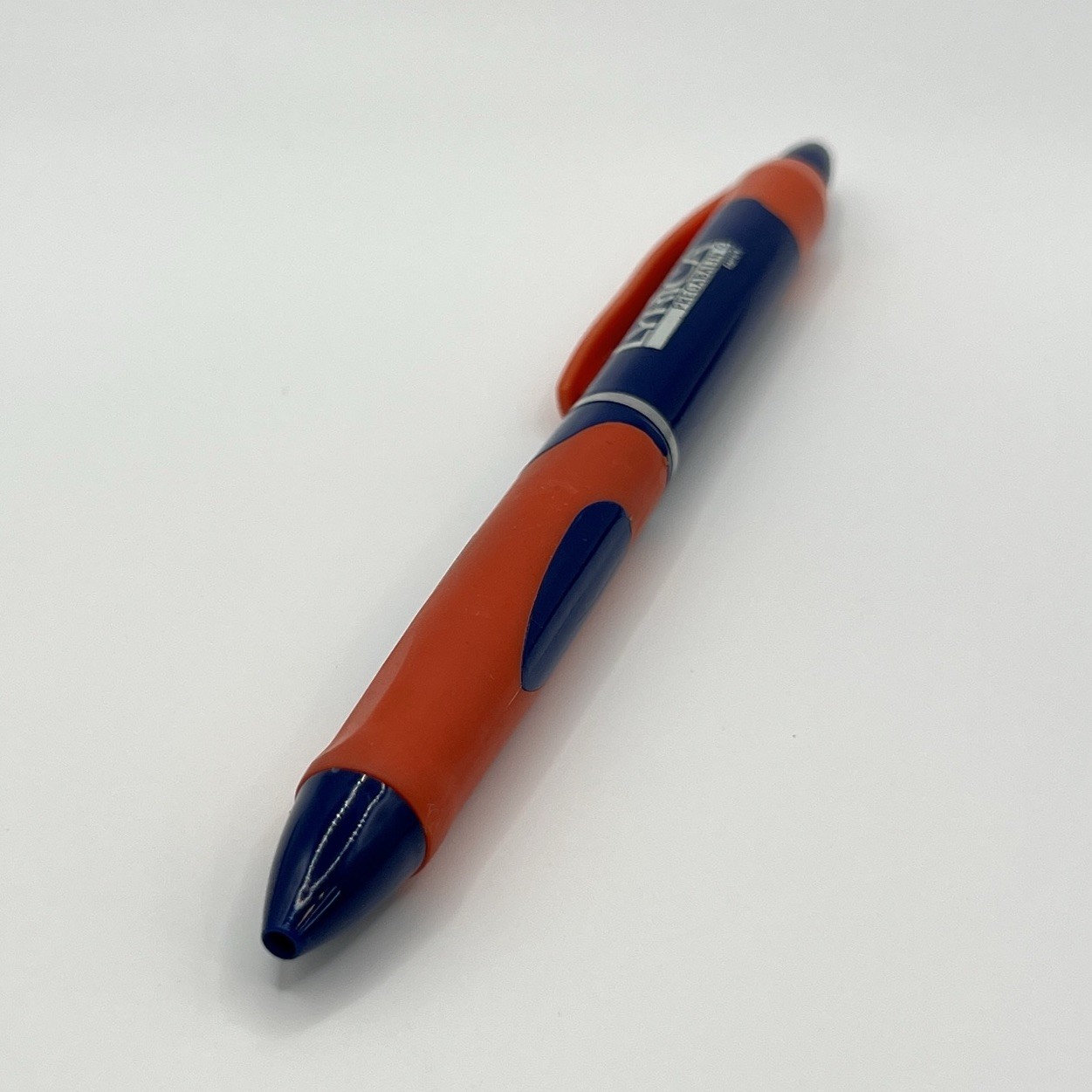 LYRICA Pregabalin Blue Orange Rubber Grip Drug Rep Auburn UVA Pen Pharmacy Swag