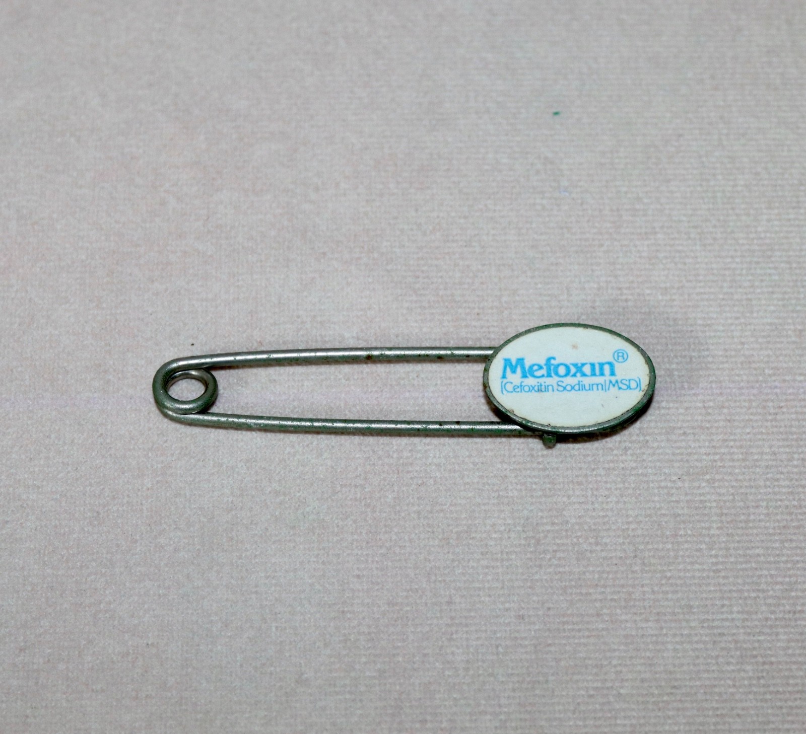 MERCK Drug ~ Mefoxin®️ ~ Pharmaceutical Rep 3” Promotional Advertising Pin
