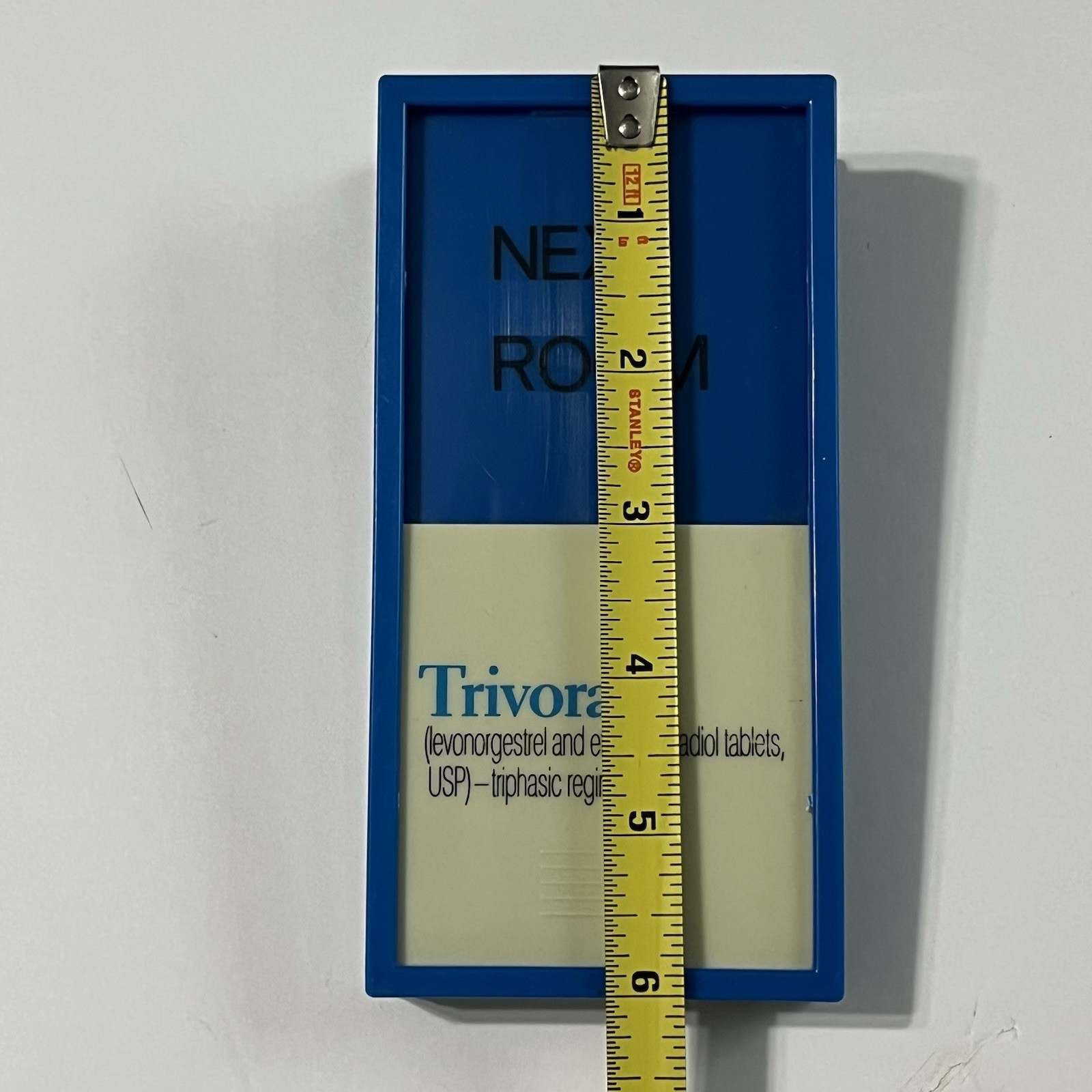 Vtg Pharmaceutical Rep Promo Giveawa Trivora Birth Control Magnetic Clip Holder