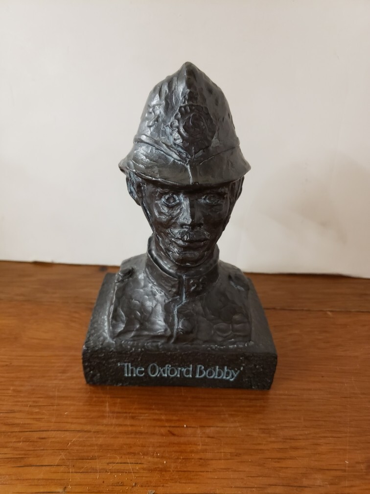 1977 Bristol Laboratories “The Oxford Bobby” Bust, Made of Resin