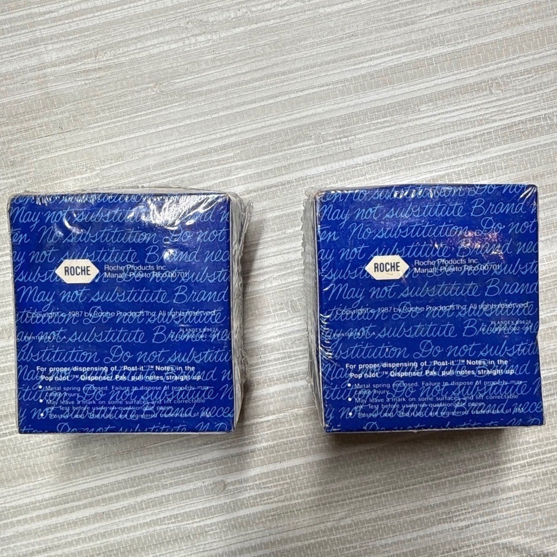 Roche Vintage Pharmaceutical Advertising Memo Pads Sealed NOS Lot of 2