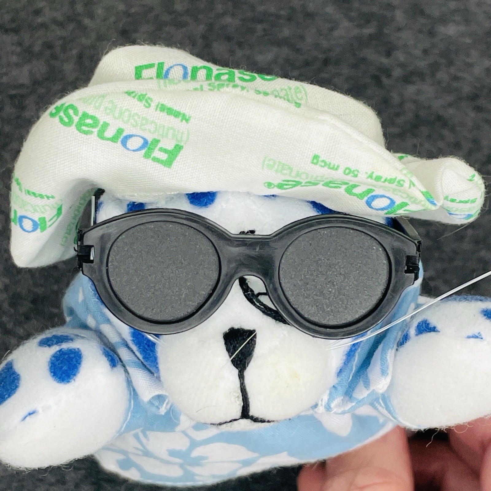 Flonase Nasal Spray Leopard Cat Plush Pharmaceutical Promo Toy Allergy NO SOUND