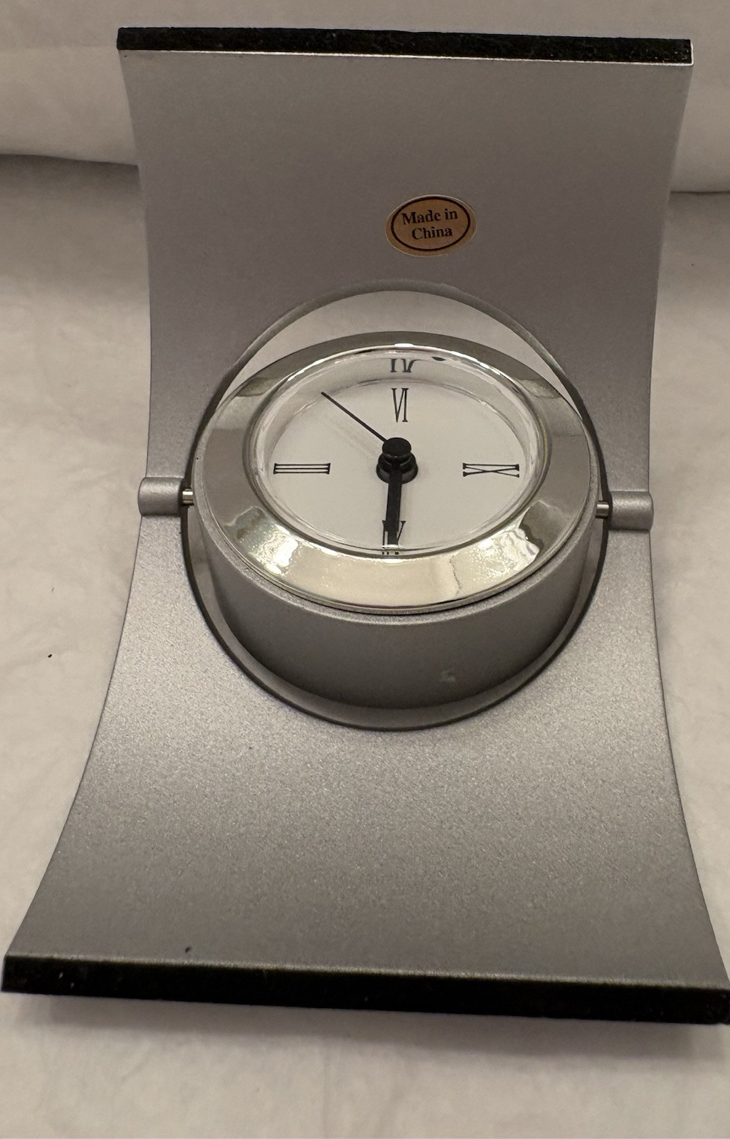 VTG CONCERTA RISPERDAL METAL DESK CLOCK/ PHOTO FRAME PHARMA REP LOGO NEW