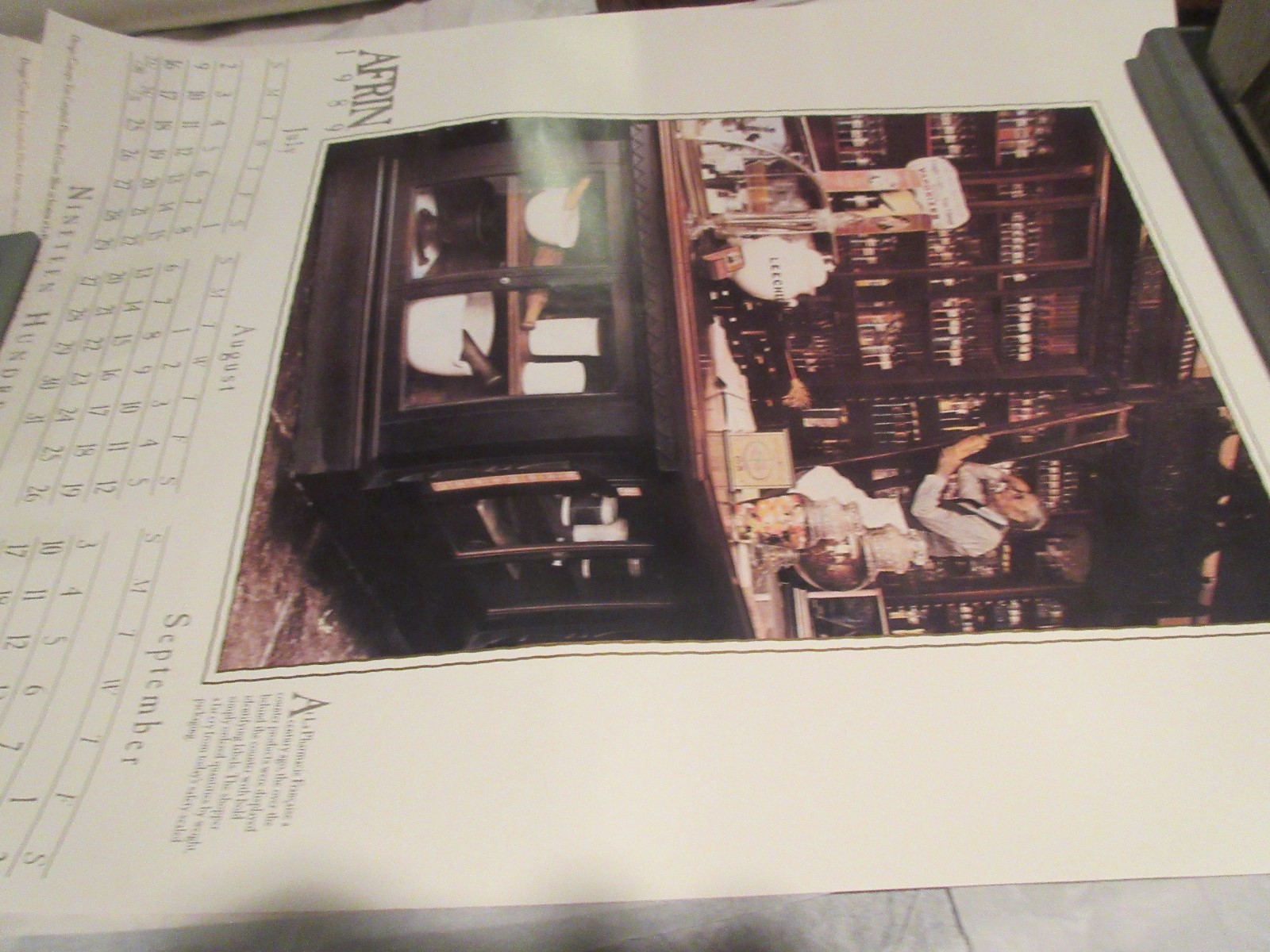 Rx ,Pharmacy , POSTER ,18″ X 24″ ,Photographs Depicting History & Heritage ,1989