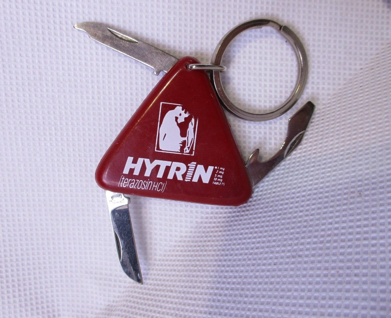 Hytrin Terazosin HCI Red Pocket Knife Pharmaceutical Drug Rep PromoAdvertisement