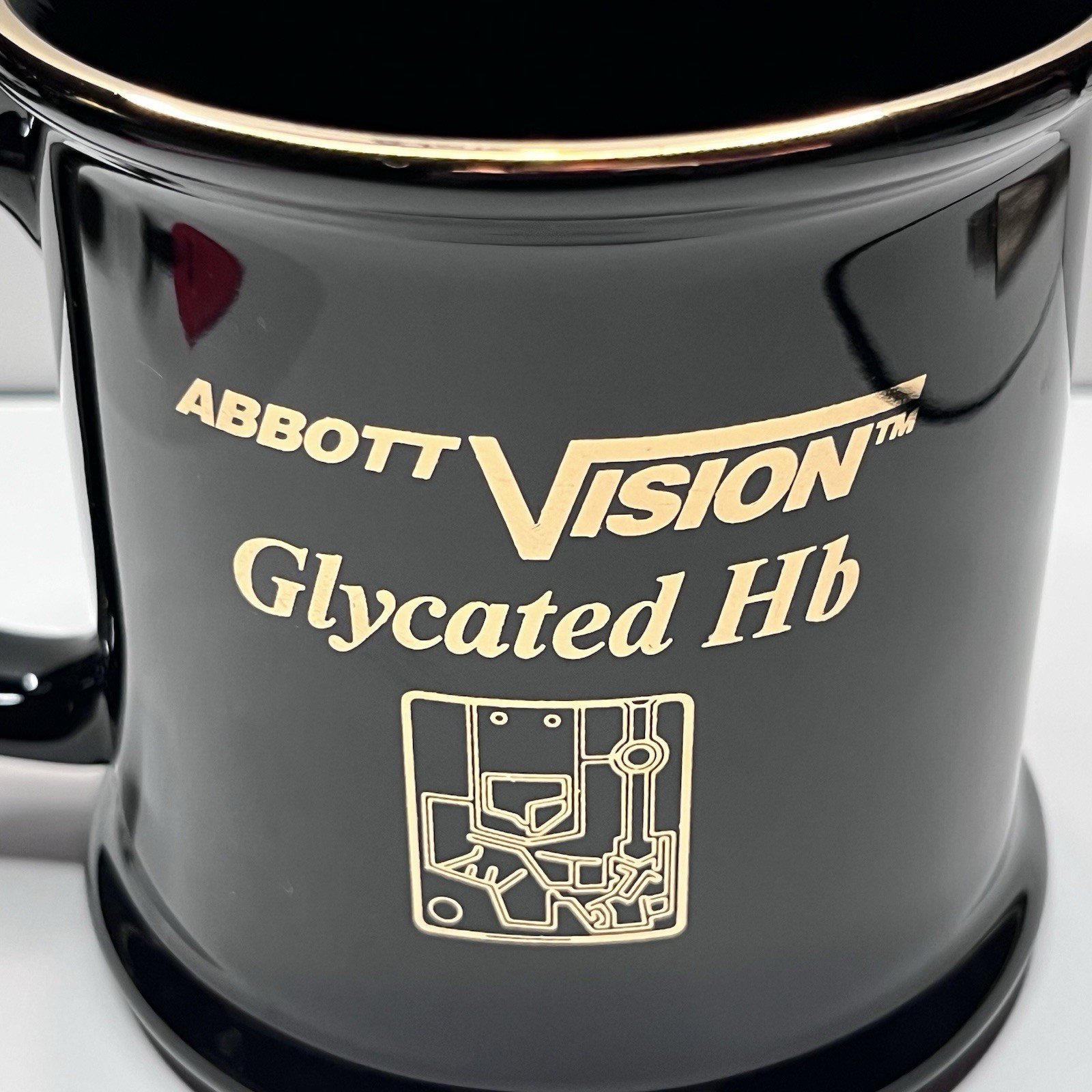 Abbott Vision Glycated Hb Advertising Mug The Galaxy VIP Collection Abbott Labs