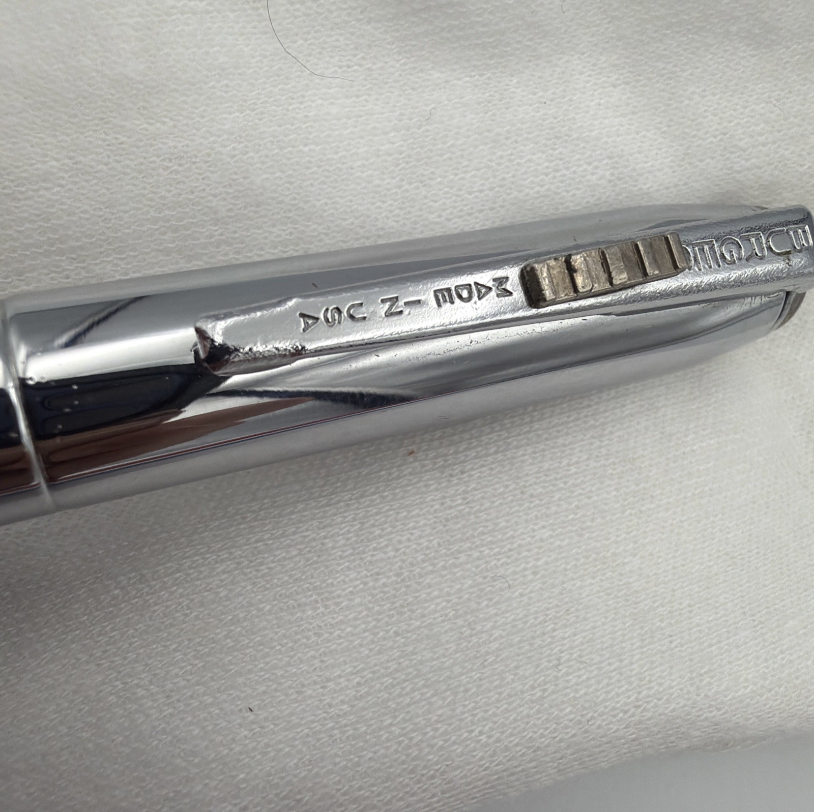Vtg Burgess USA Doctor Optometrist 4.5” Chrome Pen Light Parts Only