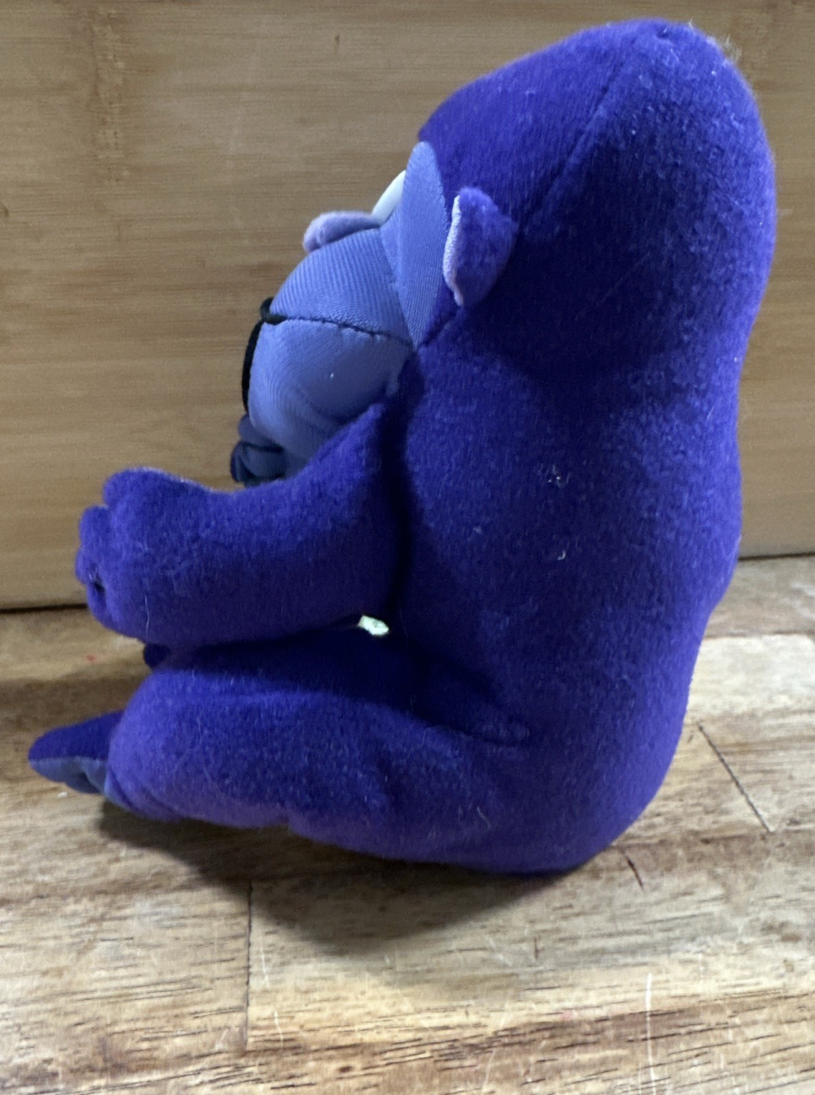 Vintage 2000 Zyrtec Purple Gorilla Plush Pharma Promo Toy Beanbag W/ Tush Tag