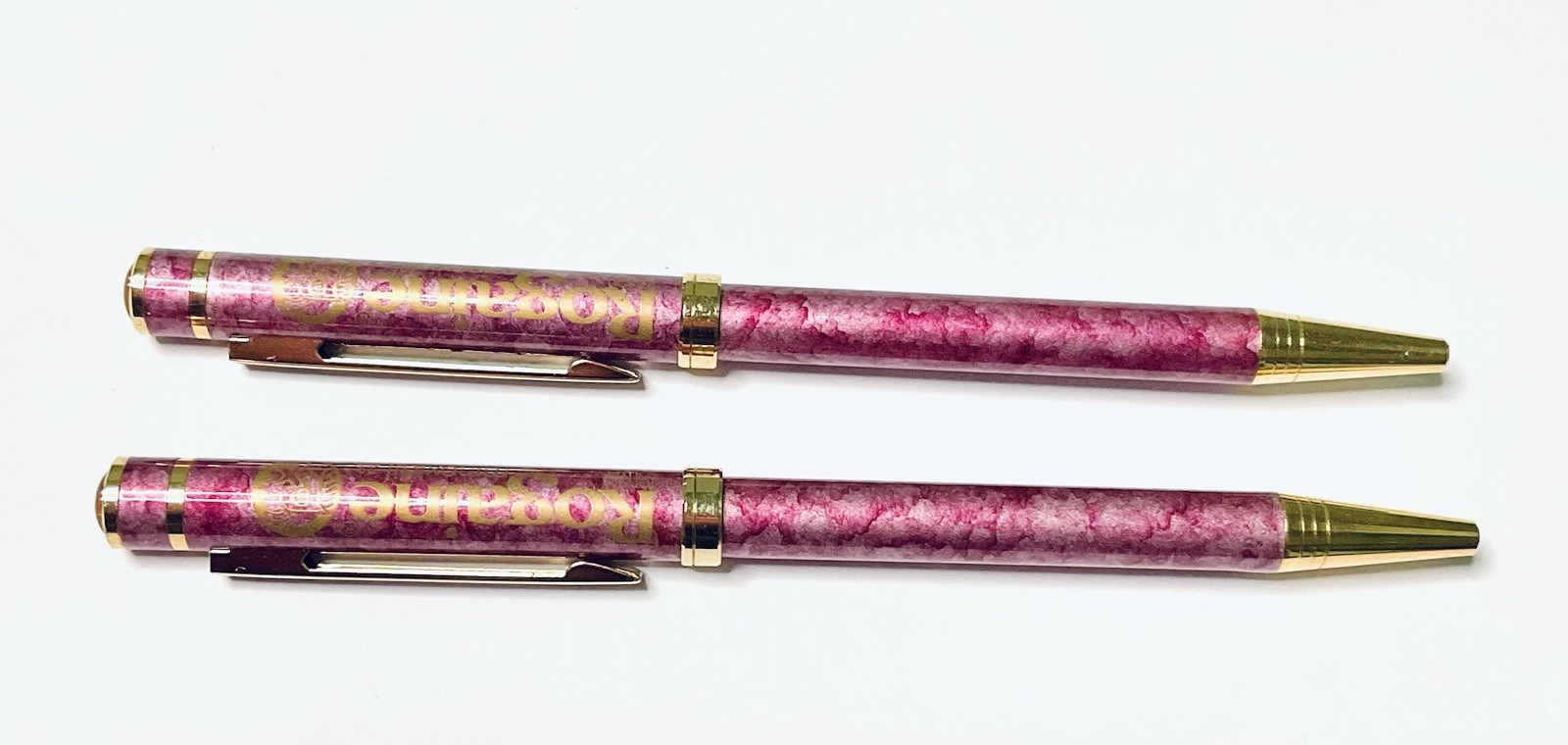 ROGAINE PHARMACEUTICAL REP PEN (2) RETRACTABLE REFILLABLE METALLIC