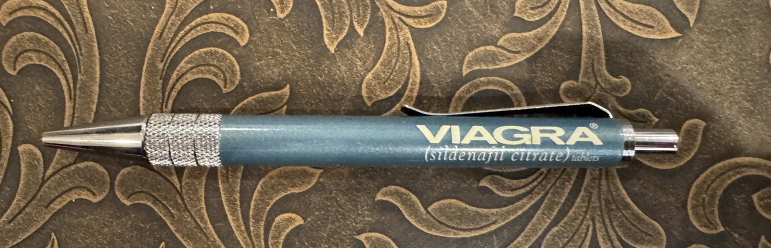 Pharmaceutical Drug Rep Pens – Viagra Aricept Avandia Lexapro +++ Lot Of 6