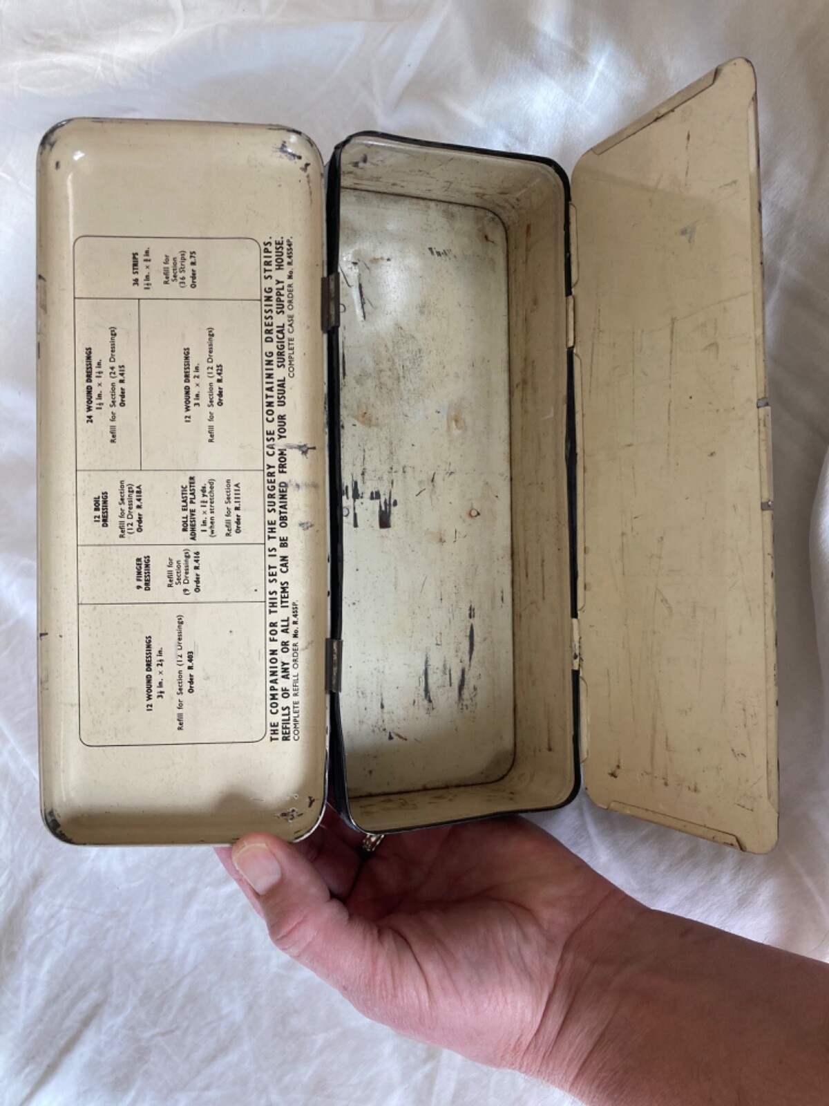 VTG Tensoplast Doctors set Medical tin. Hull, England