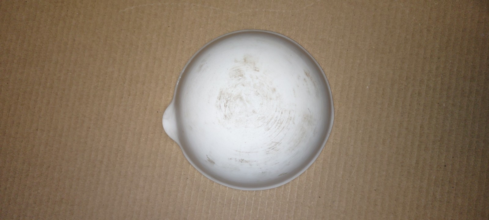 Vintage Evaporating Dish, Porcelain