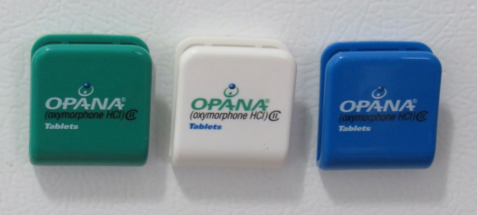 OPANA Oxymorphone CLOCK Pen Holder + Magnet Set Drug Rep Pharmaceutical Narcotic