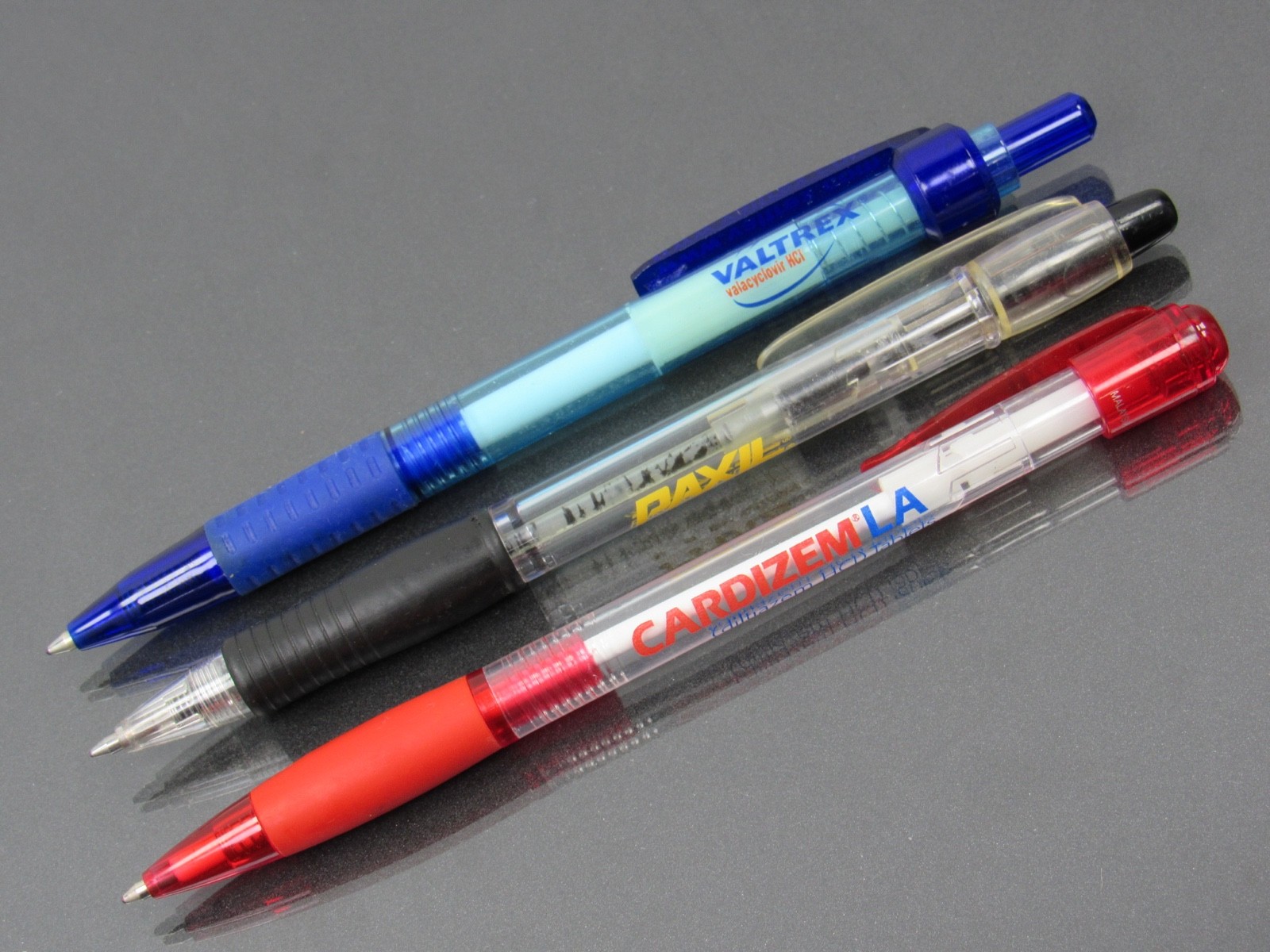 Cardizem Paxil Valtrex PENS Drug Rep Pharmaceutical Advertising Translucent Lot