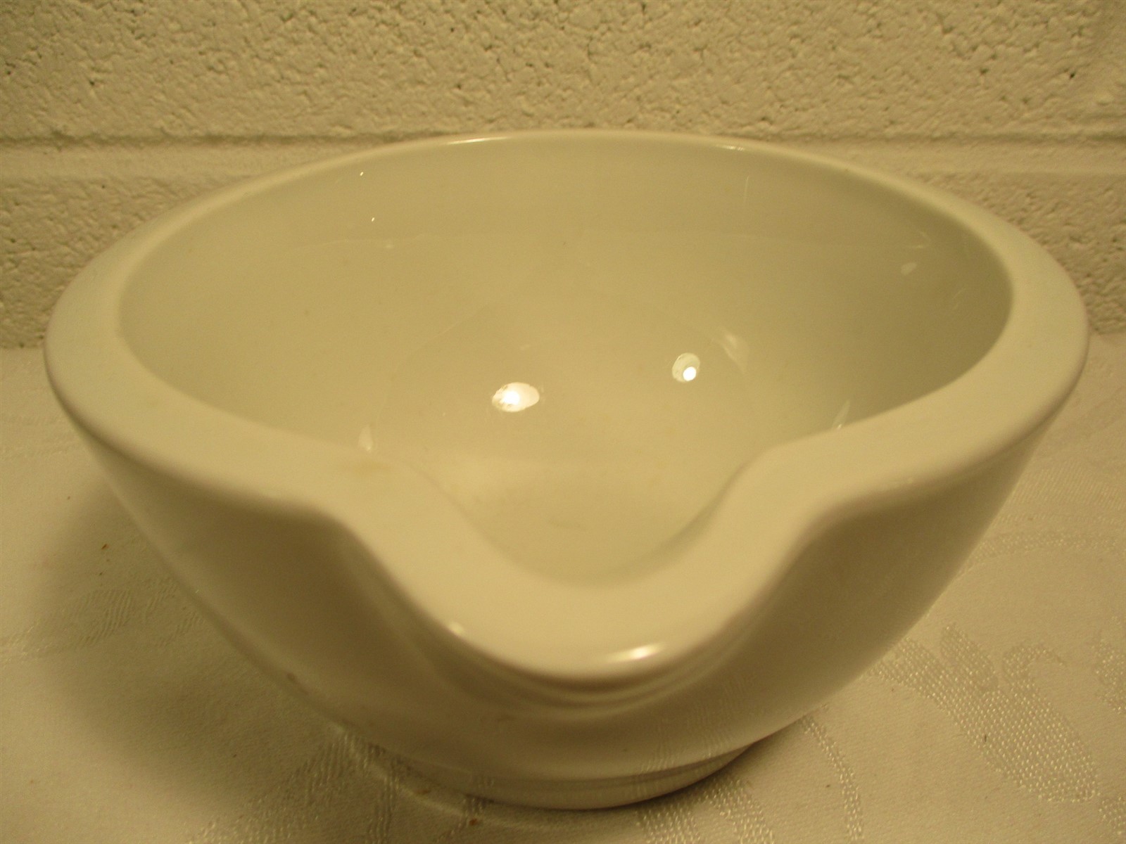 PILLIVUYT FRANCE HEAVY WHITE MORTAR & PESTLE APOTHECARY PHARMACUTICAL