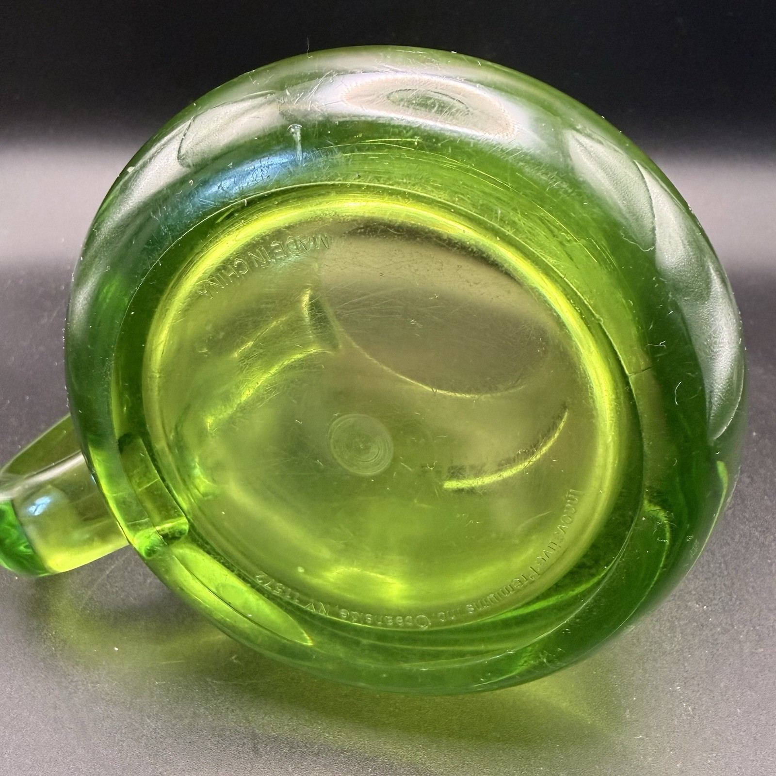 Effexor XR Mug Plastic/Acrylic Pharmaceutical Sales Rep Giveaway Green
